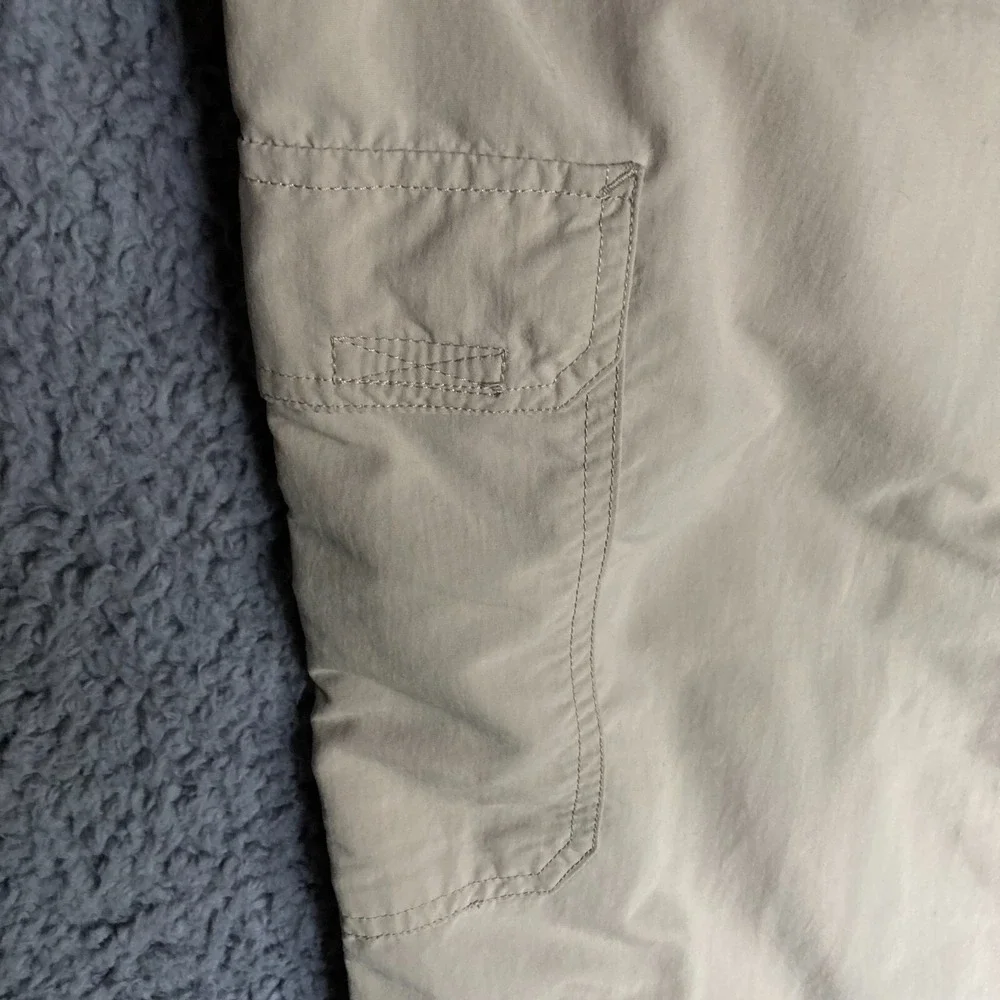 VTG The North Face Technical Hiking Khaki Nylon Cargo Pant Mens XL 38 38x29 $115